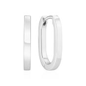 Sif Jakobs Capizzi Plain Oval Piccolo Hoop Earring