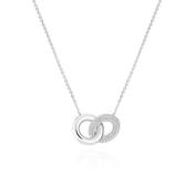 Sif Jakobs Carrara Piccolo Double Circle Cubic Zirconia Necklace image