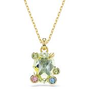 Swarovski Mutlicoloured Gold Plated Gema Pendant