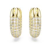 Swarovski Dextera Gold Plated Hoop Earrings
