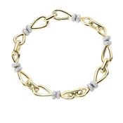 Gisser Gold Plated And Cubic Zirconia Link Bracelet image