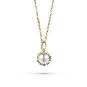 Gisser Gold Plated Pearl Pendant