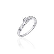 Gisser Silver Ring With Cubic Zirconia