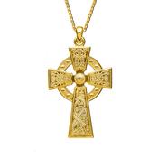 14K Gold Vermeil Celtic Cross