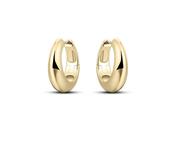 Gisser Gold Plated Polished Hoops