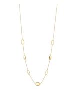 9K Gold Oval Link Chain Necklace