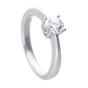 Diamonfire Four Claw 0.75 Carat Ring