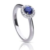 Diamonfire Sapphire Round Ring image