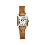 Herbelin Luna Gold Plated And Camel Leather Watch image