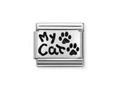 Nomination Composable Classic Link Silver My Cat