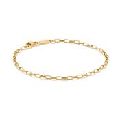 THOMAS SABO Gold Plated Paperclip Charm Bracelet