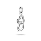 THOMAS SABO Silver Intertwined Hearts Charm Pendant