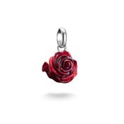 THOMAS SABO Red Rose Blossom Charm Pendant