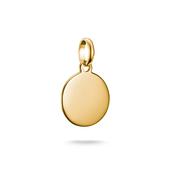 THOMAS SABO Gold Plated Coin Charm Pendant