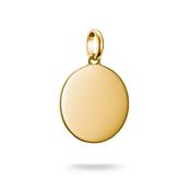 THOMAS SABO Large Gold Plated Coin Charm Pendant