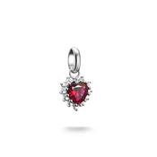 THOMAS SABO Silver Red Heart Charm Pendant