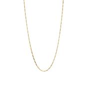 THOMAS SABO Gold Plated Charm Neckloace Figaro Design 45cm