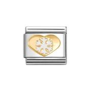 Nomination Composable Classic Link, Heart, Snowflake White