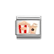 Nomination Composable Classic Link Pop Corn Rose gold