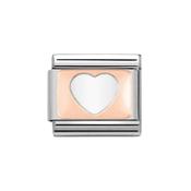 Nomination Composable Classic Link Rose Gold Heart