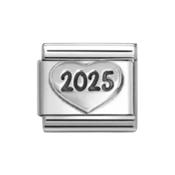 Nomination Composable Classic Link 2025 Heart In Silver
