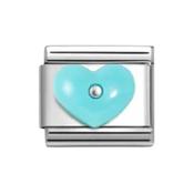 Nomination Composable Classic Link Turquoise Stone Heart image