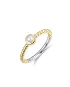 Gisser Gold Plated Pearl Ring image