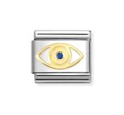 Nomination Composable Classic Link Gold Greek Eye