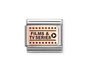 Nomination Composable Classic Link rosegold Films and Tv Series