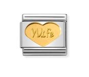 Nomination Composable Classic Wife Link in Gold