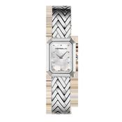 Herbelin Ladies Octagon Stainless Steel Mother Of Pearl Dial