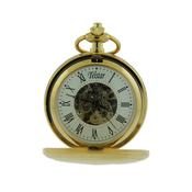 Telstar Gold Plated Mechanical 2 Door Pocket Watch