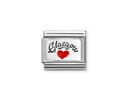 Nomination Composable Classic Link Glasgow with Heart