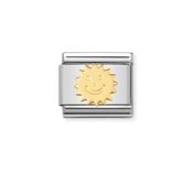Nomination Composable Classic Link Yellow Gold Sun
