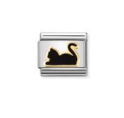 Nomination Composable Classic Link Black Cat