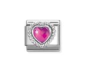 Nomination Composable Classic Link Fucsia Heart image