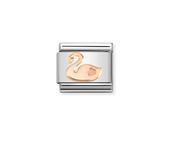 Nomination Composable Classic Link Rose Gold Swan