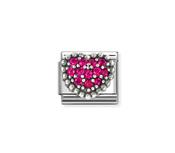 Nomination Composable Classic Link Red Dot Heart