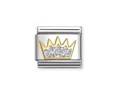 Nomination Composable Classic Link Silver Crown