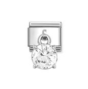 Nomination Composable Link Classic Cubic Zirconia Charm