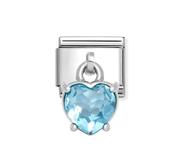 Nomination Composable Classic Drop Blue Heart