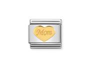 Nomination Composable Classic Link Gold Mom Heart