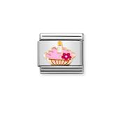 Nomination Composable Classic Link Cupcake with Candle