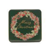 Farmhouse Biscuits Merry Christmas Wreath Tin with Assorted Biscuits image