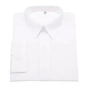 Baby Boy White Shirt with Covered Buttons style wsh01 image