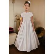 Satin skirt Beautiful Communion Dress style J5 image