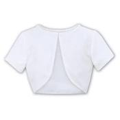 Baby Girls White Christening Bolero Sarah Louise Style 057001