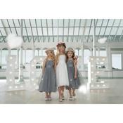 Paisley of London Grey Flower Girl/Special Occasion Dress Style PARIS GREY