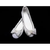White First Holy Communion Lace Pumps Style 2018-0001 image