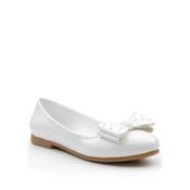 White First Holy Communion/Special Occasion Leather Shoes Style 49353 image